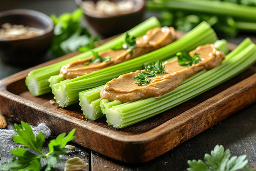 Almond Butter on Celery