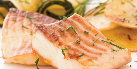 Baked Halibut Steak