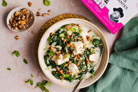 Coconut Chicken with Spinach