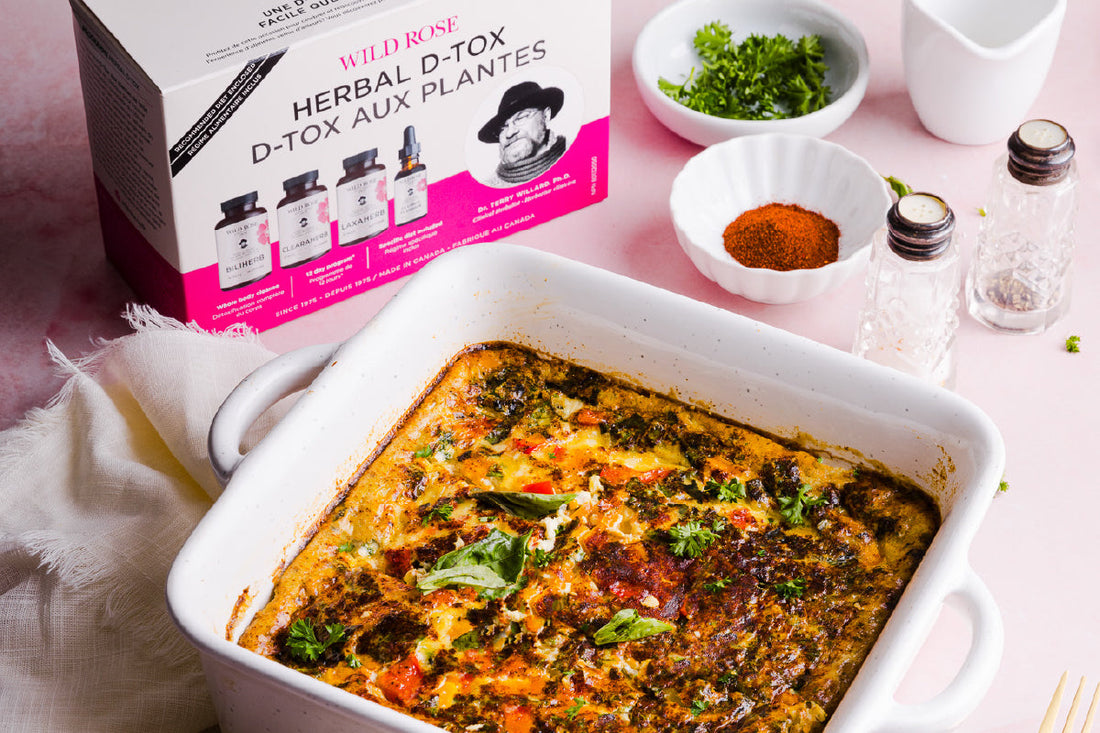 Sweet Bell Pepper and Fresh Herb Fritatta