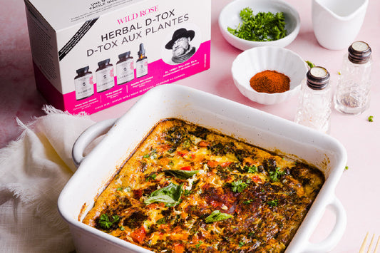 Sweet Bell Pepper and Fresh Herb Fritatta