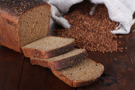 Rustic buckwheat bread