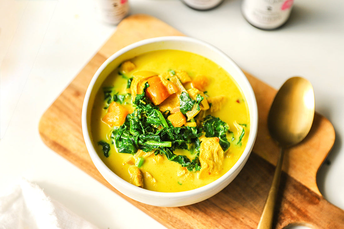 Turmeric chicken soup