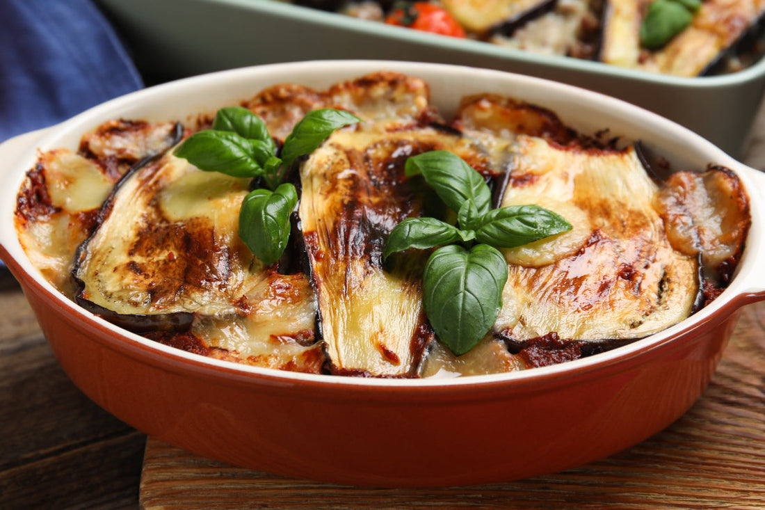 Leek, Eggplant and Potato Casserole
