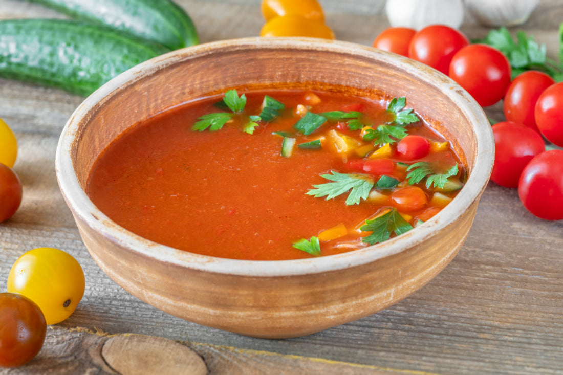 Tomato Zucchini Soup