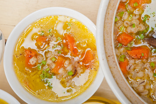 Winter Vegetable Soup with Buckwheat